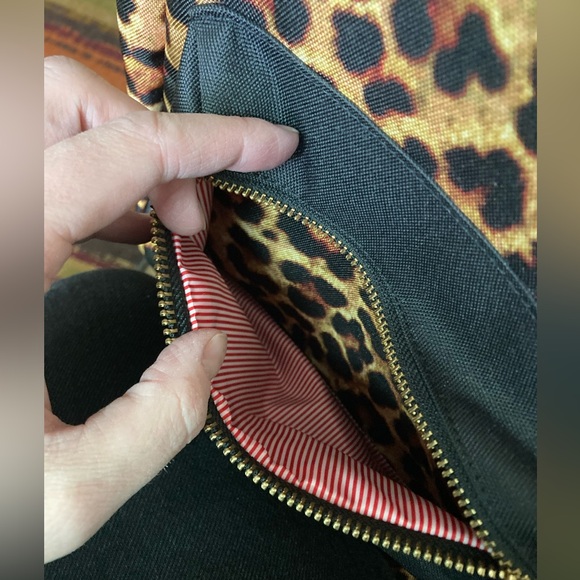 Small leopard print backpack - Picture 2 of 4